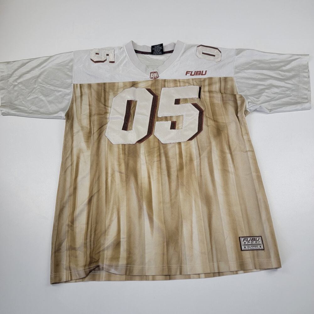 Vintage Y2K‎ Fubu Sport 05 Classic Edtion Hip Hop Mens XL Short Sleeve Jersey